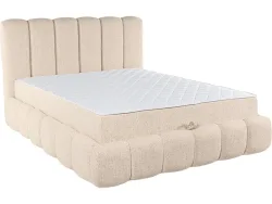 Kastenbett ANAÏS 180x200cm stoff beige