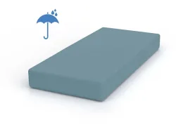 VELFONT Wasserdichtes Fixleintuch OSLO 180x200cm blau