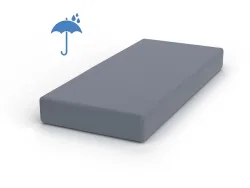 VELFONT Wasserdichtes Fixleintuch OSLO 200x200cm dunkelgrau