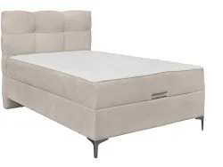 Kastenbett KORLEONE beige 100x200cm fest