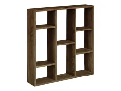 HOUSE NORDIC Wandregal TOWNSVILLE 15x70x70cm dunkelbraun