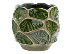 Vase 18x18x16cm grün