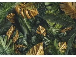 Tapete TROPICAL 1 Stück vliesfaser dunkelgrün 152x104x1cm