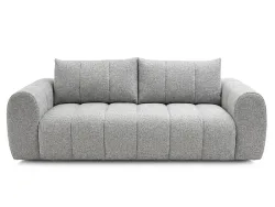 3er Sofa BOBOCHIC NESTY Stoff chiniert hellgrau