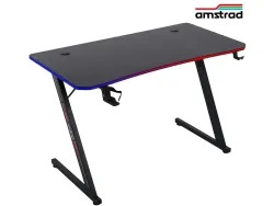Gaming Schreibtisch AMSTRAD AMS-DESK120Z 60x120x73cm schwarz