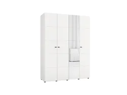 Drehtürenschrank SALAMIS weiss 4 Türen