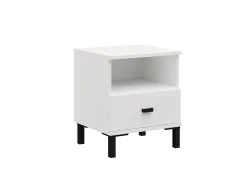 Nachttisch SALAMIS 1 Schublade 38.5x35x45.5cm weiss melamin