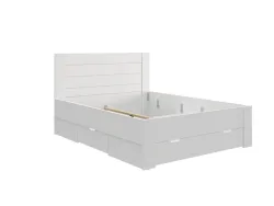 Bett SALAMIS 160x200cm spanplatte weiss