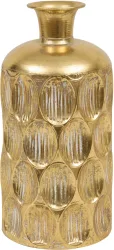 Vase BELLI 18x18x41cm goldfarben