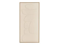 Leinwand VICTORIA 1 Stück beige 120x4.5x60cm