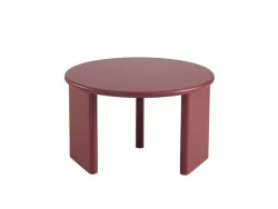 BAÏTA Couchtish KARIA 70x70x40.5cm bordeau