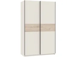 Schwebetürenschrank BIANCA kaschmir 2 Türen