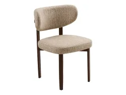 HOUSE NORDIC Stuhl RECCO Edelstahl hellbraun