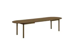 HOUSE NORDIC Tisch ausziehbar BUNDABERG 200-250x100x75cm rotbraun