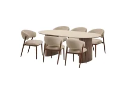 Set Tisch und 6 Stühle HOUSE NORDIC DELPHI
