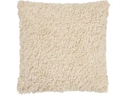 HOUSE NORDIC Kissen TOSSA 45x45cm cremeweiss künstliches fell