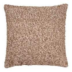 HOUSE NORDIC Kissen LAMU 45x45cm rotbraun unifarben