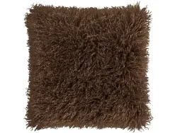 HOUSE NORDIC Kissen ZARIA 45x45cm rotbraun künstliches fell