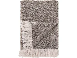 HOUSE NORDIC Decke SIRIUS 130x180cm rotbraun unifarben