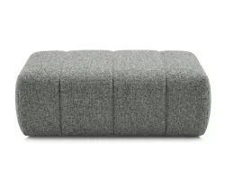 Sitzsack BOBOCHIC NESTY 60x114x42cm stoff chiniert dunkelgrau