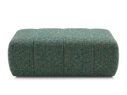 Sitzsack BOBOCHIC NESTY 60x114x42cm stoff chiniert dunkelgrün