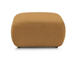 Sitzsack BOBOCHIC MONTAIGNE 64x74x41cm boucle-stoff gelb
