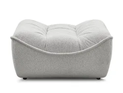 Sitzsack BOBOCHIC SERENA 77x95x50cm stoff chiniert hellgrau