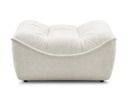 Sitzsack BOBOCHIC SERENA 77x95x50cm stoff chiniert weiss