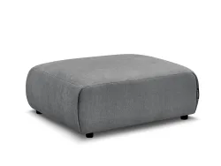 Sitzsack BOBOCHIC JANA 114x94x45cm samt dunkelgrau