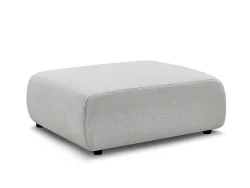 Sitzsack BOBOCHIC JANA 114x94x45cm stoff chiniert hellgrau