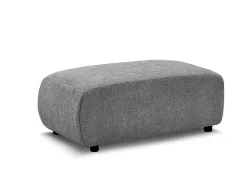 Sitzsack BOBOCHIC JANA 114x63x45cm stoff mit textur dunkelgrau