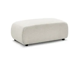 Sitzsack BOBOCHIC JANA 114x63x45cm stoff chiniert weiss
