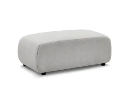 Sitzsack BOBOCHIC JANA 114x63x45cm stoff chiniert hellgrau