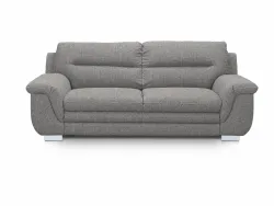 3er Sofa TRAPANI Stoff anthrazit
