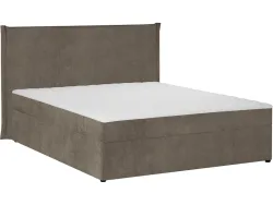 Boxspringbett LORIK taupe 140x200cm halbfest