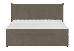 Boxspringbett LORIK taupe 180x200cm halbfest