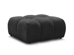 CONFORAMA, Sitzsack BOBOCHIC MELISSE 68x90x43cm stoff mit textur schwarz