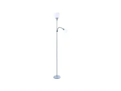 Stehlampe BIRO 180cm 60W silberfarben