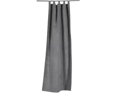 Vorhang MILANO 110x240cm pfote / kräuselband abdunkelnd grau