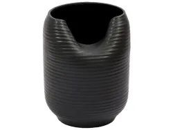 Vase PERRINE 18.5x18.5x23.5cm schwarz