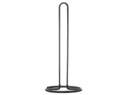 Rollen-Halter SIMPLY Edelstahl schwarz