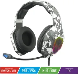 SPIRIT OF GAMER Kopfhörer ELITE-H50 ARTIC EDITION mit Kabel