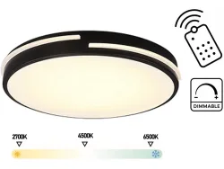 Deckenlampe TACOMA variable Intensität 40cm 24W schwarz