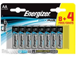 Energizer AA Alkali-Batterien Max Plus LR6 1,5 V 12 Stück