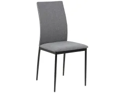 mutoni - Esszimmerstuhl Slim Grau, One Size