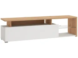 Lowboard Arctic Weiss/eiche Artisan Weiss, Eiche Artisan 