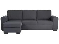 Ecksofa ARCADE Stoff dunkelgrau
