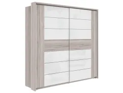 Schwebetürenschrank DOLCE eiche 2 Türen