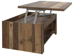Couchtish CLIF 65x110x44.4cm vintage holz