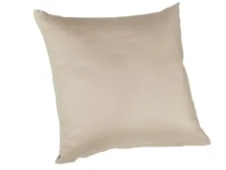 Lotus Bettwaren - Lotus Bettwäsche Satin uni, Satin Uni Bettwäsche, 65 x 65 cm, Taupe